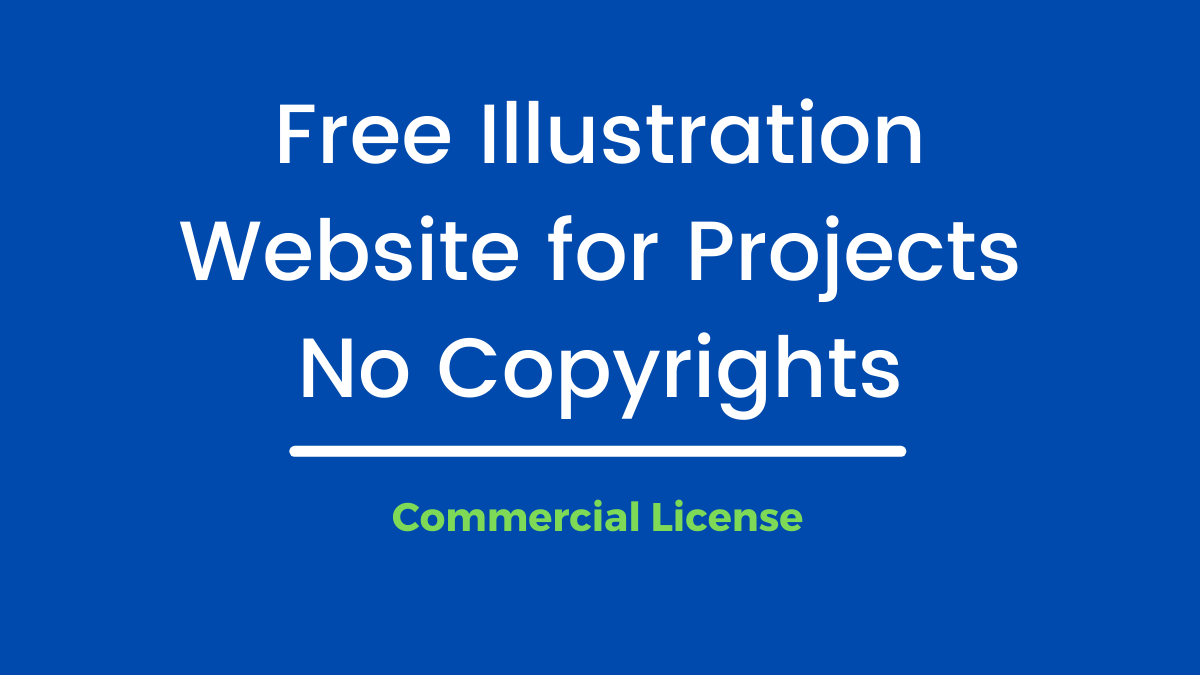 Free Vector Illustration for Projects and Websites with  Commercial use